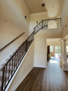 custom interior wrought iron staircase railings