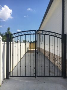 decorative iron gate