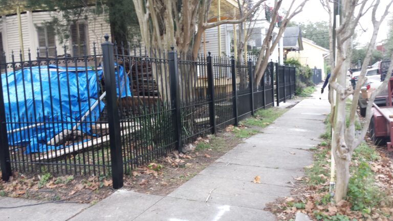 custom wrought iron fence