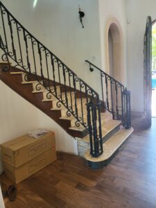 wrought iron stair railings