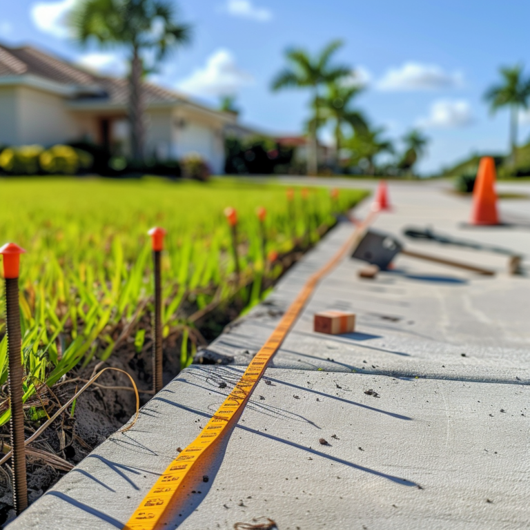 Aluminum fencing installation set-up