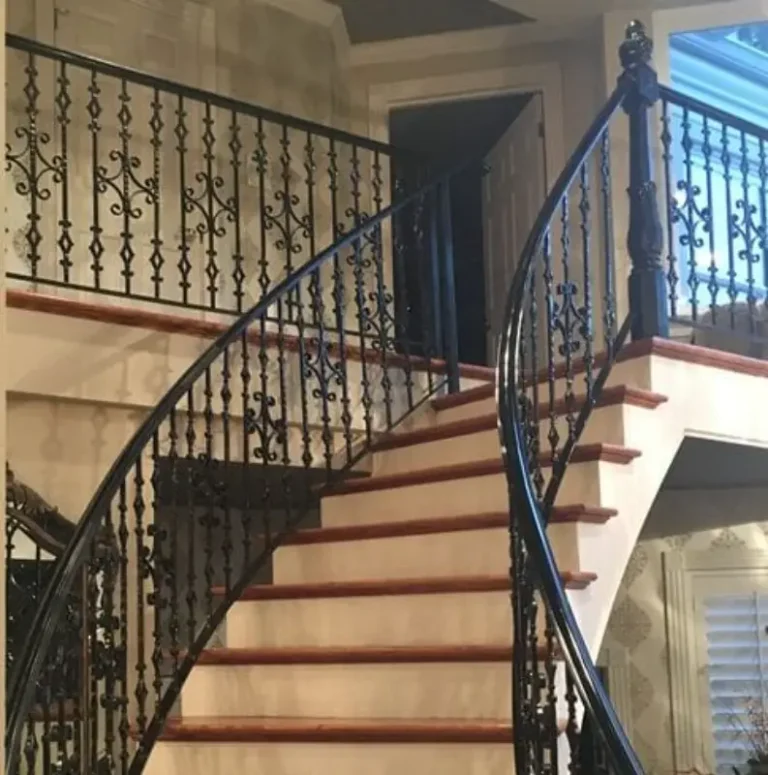wrought iron stair railing